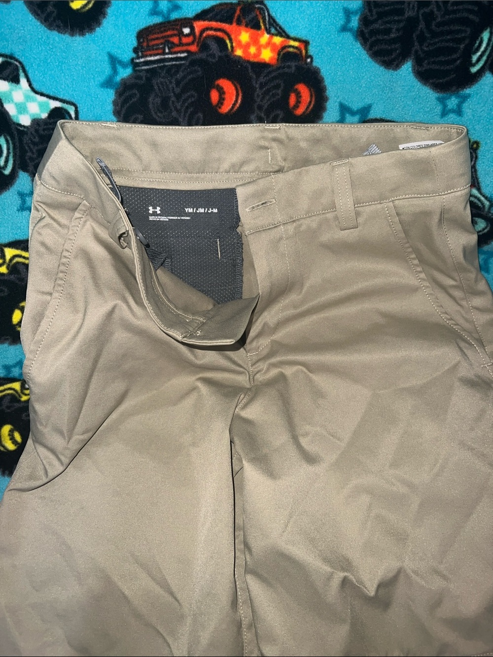 Under Armour Boys Tan Performance Shorts